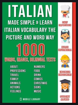 cover image of Italian Made Simple--Learn Italian Vocabulary the Picture and Word way